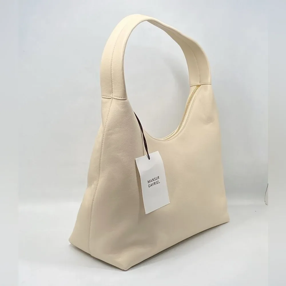 Mansur Gavriel Candy Leather Hobo Bag
